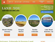 Tablet Screenshot of land4you.net